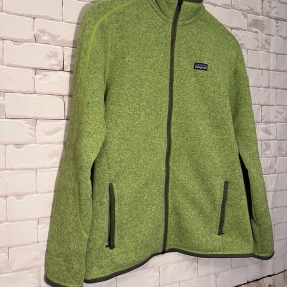 Patagonia Lime Green Fleece Jacket - Picture 2 of 7